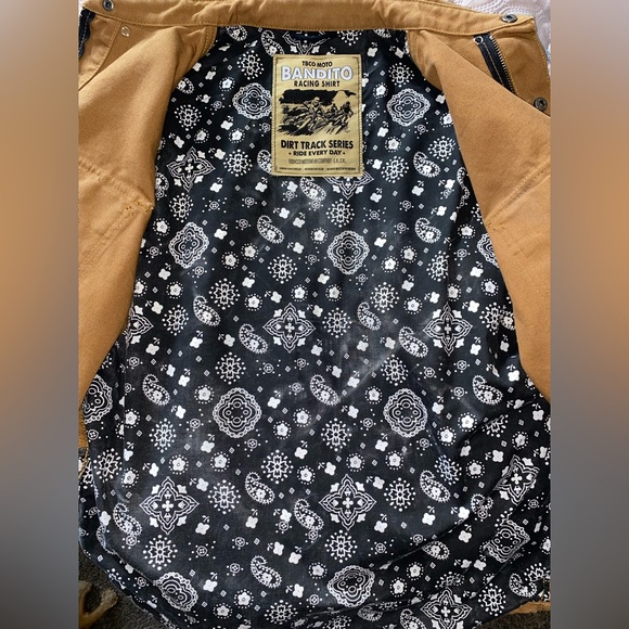 Tobacco Motorwear Bandito Riding Shirt Sz S - Picture 5 of 7